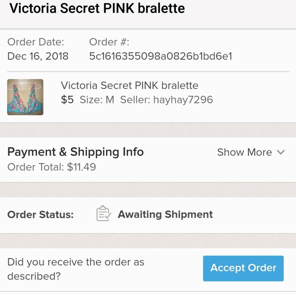 item plus shipping 10.49. I ordered this early dec